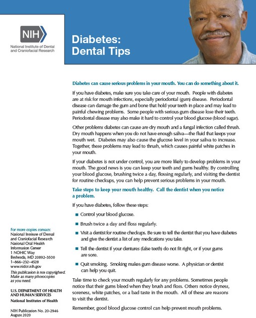 Diabetes Dental Tips